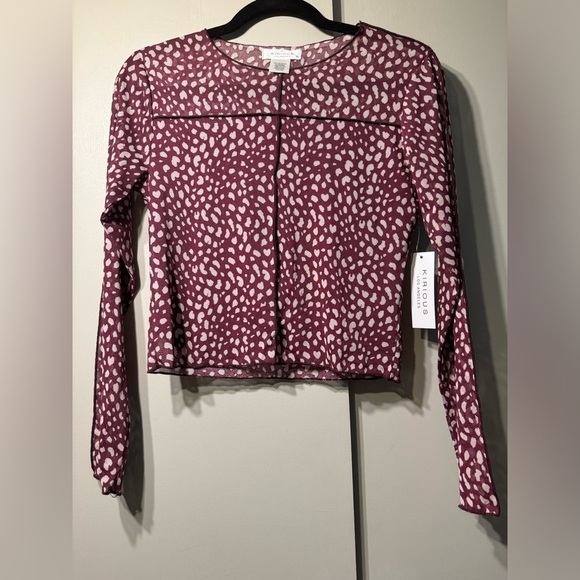 NEW Kirious Los Angeles Top Red or Beige - Picture 2 of 7